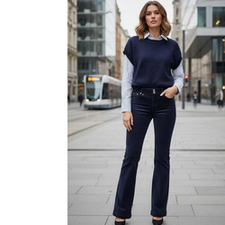 PANTALON VELOURS EVA KAYAN  - ANN'MODE 