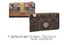32712-07-907 PORTE FEUILLE A BILLETS IXCHEL ANEKKE - Maroquinerie Diot Sellier