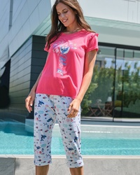 Massana P241205 Pyjama manches courtes avec pantalon court  - Un Temps Pour Elle - Lingerie