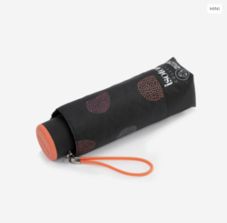 09137 - PARAPLUIE Mini Slim POIS CONTEMPORAIN Ouverture manu - Maroquinerie Diot Sellier