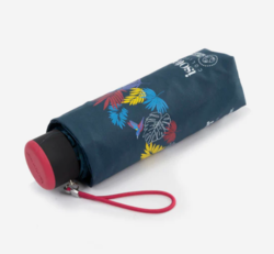 09137 - PARAPLUIE Mini Slim FRISE EXOTIQUE Ouverture manuell - Maroquinerie Diot Sellier