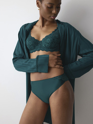 Triumph amourette culotte Tai turquoise - Un Temps Pour Elle - Lingerie