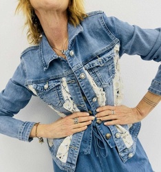 VESTE EN JEAN MAISON ONADO  - ANN'MODE 