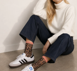 CHAUSSETTES L�OPARD FST LE FRENCH STUDIO  - ANN'MODE 