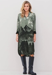 ROBE CHEMISE IMPRIM NU DENMARK  - ANN'MODE 