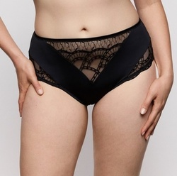 Prima Donna Naica culotte haute noir - Un Temps Pour Elle - Lingerie