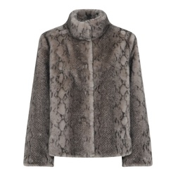 VESTE FAUSSE FOURRURE PYTHON MICHA  - ANN'MODE 