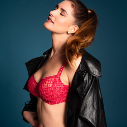 Louisa Bracq Tweegy Soutien-gorge emboitant rouge  - Un Temps Pour Elle - Lingerie