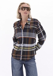 CHEMISE IMPRIM�E TARTAN STAY FRESH K-DESIGN - ANN'MODE 