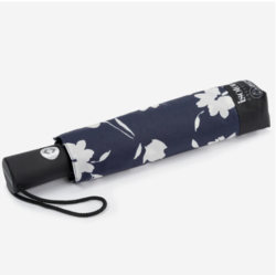 09397 - PARAPLUIE Auto FLEUR MARINE Ouverture/fermeture auto - Maroquinerie Diot Sellier