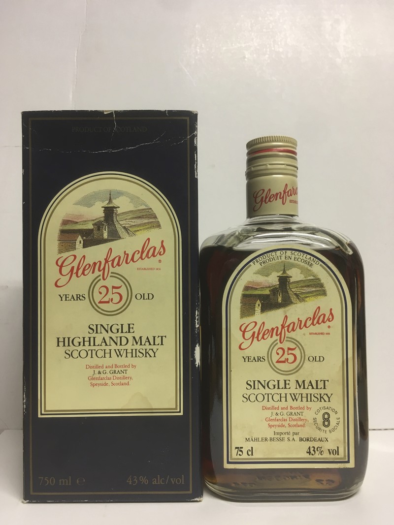 GLENFARCLAS 25 ANS  43° COLLECTOR  - WHISKIES COLLECTOR - WHISKIES AND SPIRITS - Voir en grand