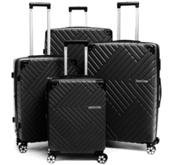 2123/77 VALISE WEEK END EXTENSIBLE 77CM LYS NOIR - Maroquinerie Diot Sellier