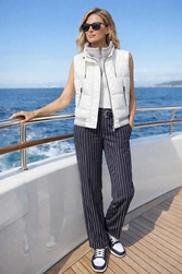 DOUDOUNE BLANCHE SANS MANCHES BARBARA LEBEK  - ANN'MODE 