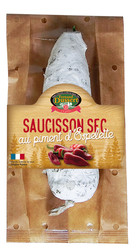 saucisson sec pur porc au Piment d'Espelette 200gr - LEPY 