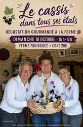 Le cassis dans tous ses �tats – D�gustation gourmande � la f - Ferme Fruirouge
