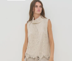 TOP DENTELLE NU DENMARK  - ANN'MODE 