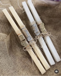 Cierge D�cor� Parrain ou Marraine - La Gr�ce Gourmande