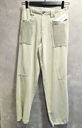 PANTALON VERT AMANDE EVA KAYAN  - ANN'MODE 
