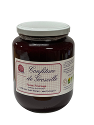 Confiture de Groseille 1 Kg Bio - Ferme Fruirouge