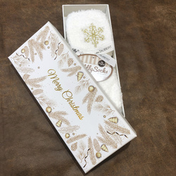 Taubert Chaussettes de Nol blanches en coffret cadeau - Un Temps Pour Elle - Lingerie