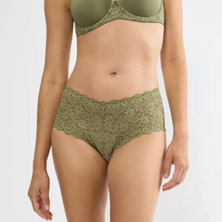 Triumph amourette maxi culotte haute vert olive - Un Temps Pour Elle - Lingerie