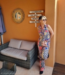 COMBINAISON IMPRIM� BOH�ME K-DESIGN  - ANN'MODE 