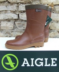 Demi-botte AIGLE Bison kaki taille 43