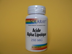 ACIDE ALPHA LIPOIQUE 250MG SOLARAY - MISS TERRE VERTE