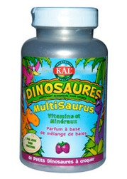 DINOSAURES vitamines et minraux KAL - MISS TERRE VERTE