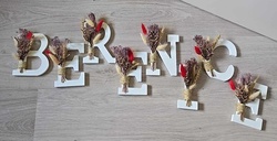 Lettre Initiale Bois Blanc  - La Grce Gourmande