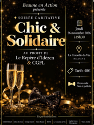 Soir�e caritative chic et solidaire aux profits du Rep�re d - BEAUNE en action