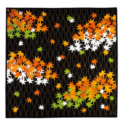  - Furoshiki 90cm, carr� de tissu japonais, �rable jaune - Comptoir du Japon