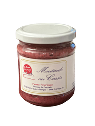 Moutarde au Cassis 190 g Bio - Ferme Fruirouge