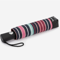 09397 - PARAPLUIE Auto RAYURE BLUSH Ouverture/fermeture auto - Maroquinerie Diot Sellier