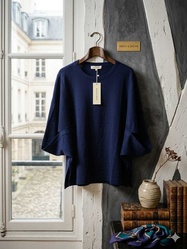 PULL MARINE OVERSIZE DESIGN MAUD ET SACHA  - ANN'MODE 