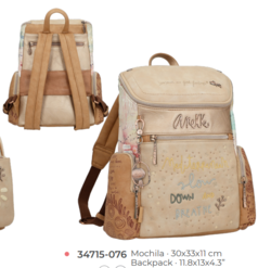 34715-076 SAC A DOS ANEKKE  SLOW LIFE MEDITERRANEAN EPUISE - Maroquinerie Diot Sellier