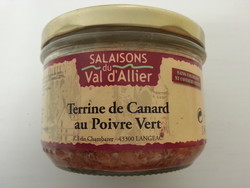 Terrine 180 Grs : Canard au Poivre Vert - LA GARE AUX SAUCISSONS