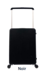 2450/75 VALISE A FERMETURE 3 POINTS POLYPROPYLENE NOIRE - Maroquinerie Diot Sellier