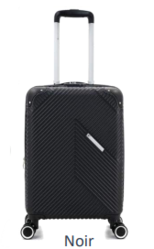 338/66 VALISE EXTENSIBLE ABS 66 CM LYS NOIRE - Maroquinerie Diot Sellier
