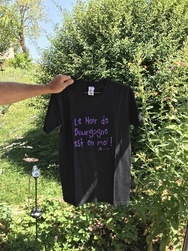 T-shirt Homme Noir de Bourgogne - FRUIROUGE & CIE - L'EPICERIE FERMIERE