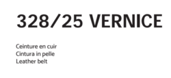 CEINTURE 328/25 VERNIS EN CUIR MANNA - Maroquinerie Diot Sellier