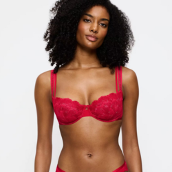 Triumph Palina Moonlight WH Soutien-gorge balconnet rouge - Un Temps Pour Elle - Lingerie