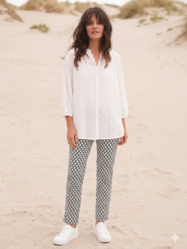 PANTALON CONFORT G�OMETRIQUE STARK - ANN'MODE 