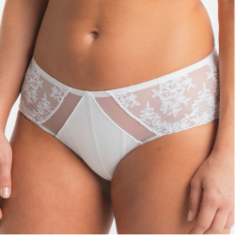 Louisa Bracq Victoria Shorty blanc  - Un Temps Pour Elle - Lingerie