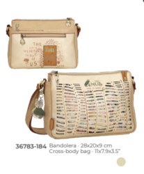36783-184 SAC BANDOULIERE ANEKKE AMAZONIA EPUISE  - Maroquinerie Diot Sellier