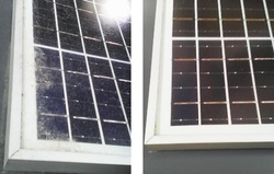 Nettoyage panneau solaire
