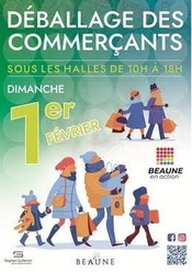 DEBALLAGE D'HIVER DU 1 FEVRIER 2026 sous les Halles de Beaun - BEAUNE en action