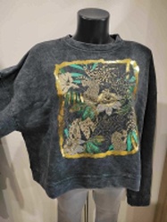 Superbe Sweat 100% Coton "Tropical" - Cindy Boutique Mode Femmes Hommes Enfants