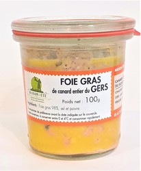 Foie Gras de Canard Entier  du Gers 100 Grs - LA CAVE GOURMANDE