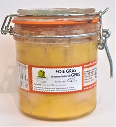 Foie Gras de Canard Entier  du Gers 425 Grs  - LA CAVE GOURMANDE